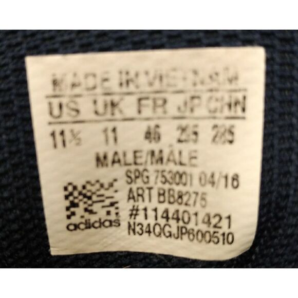 Adidas Rise Up Men\'s Cross‎ Training Sneakers Size 11.5 Blue White Grey main image 6